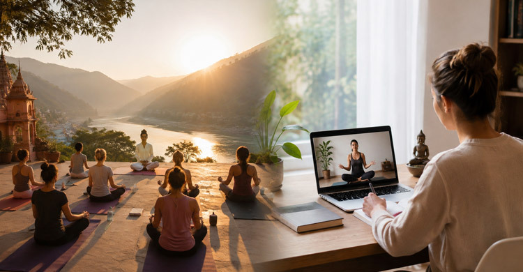 Yoga Retreat India vs Online Specialisation: Which Path Advances a Teacher’s Career Faster?