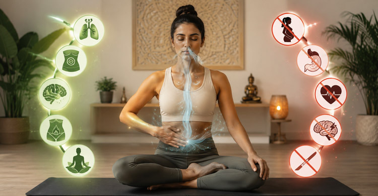 Kapalbhati Pranayama: Benefits, Contraindications, and Who Should Not Practice It