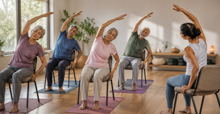 Chair Yoga for Seniors: A Step-by-Step Guide for Yoga Teachers